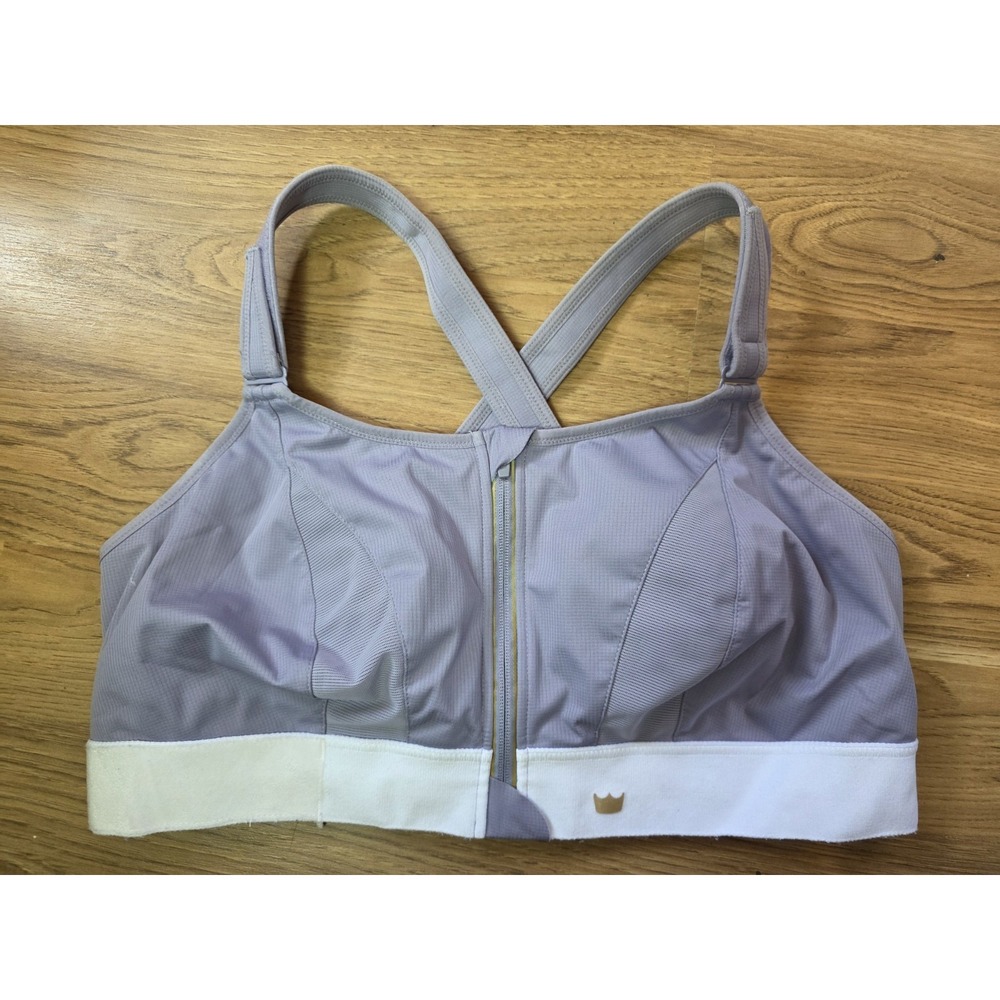 SHEFIT 4 Luxe Lilac Full Figure Wireless Adjustable Sports Bra